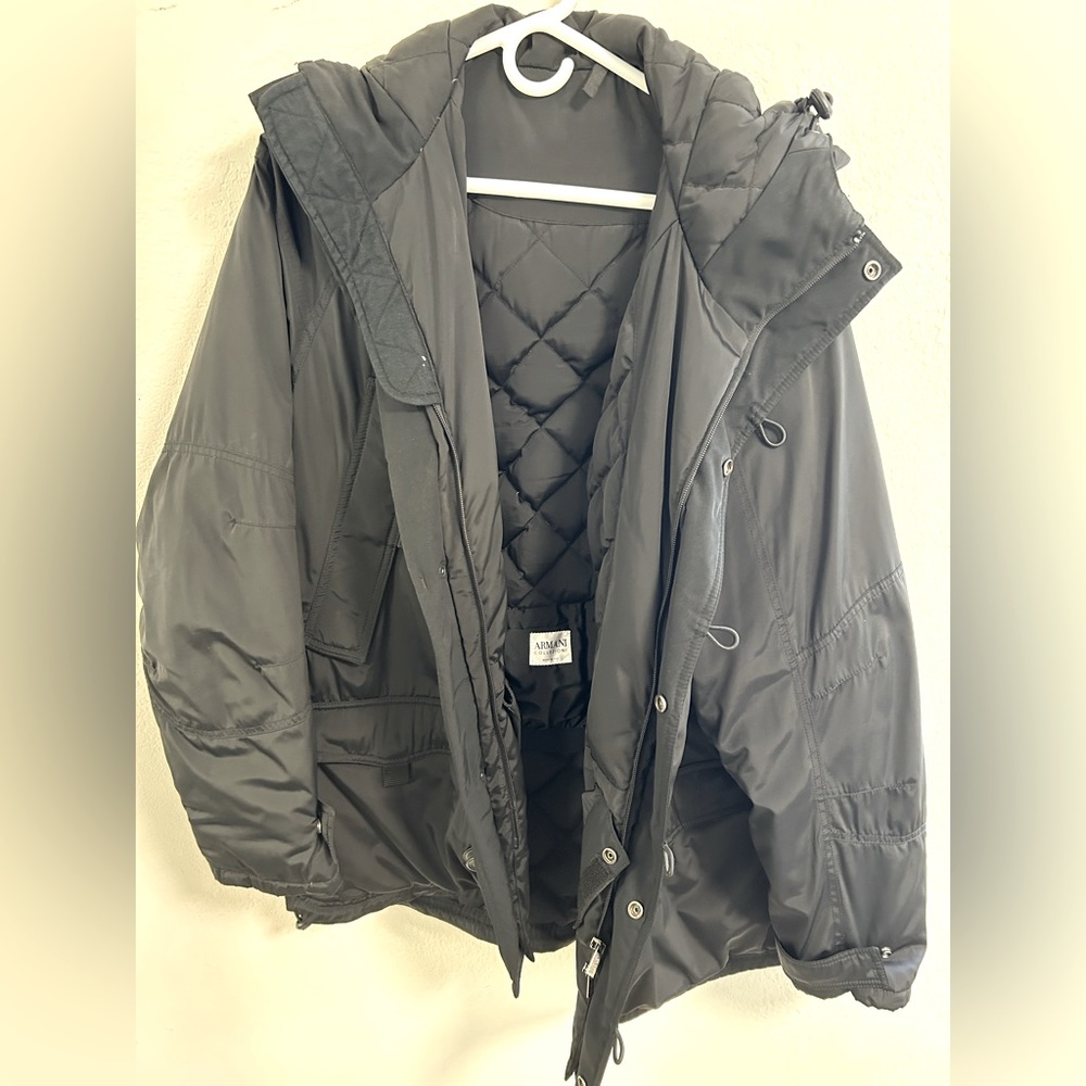 Giorgio Armani down jacket very warm good condition in and out original owner